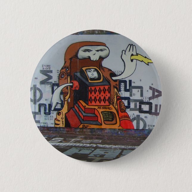 the_krah graff (london) pinback button (Front)