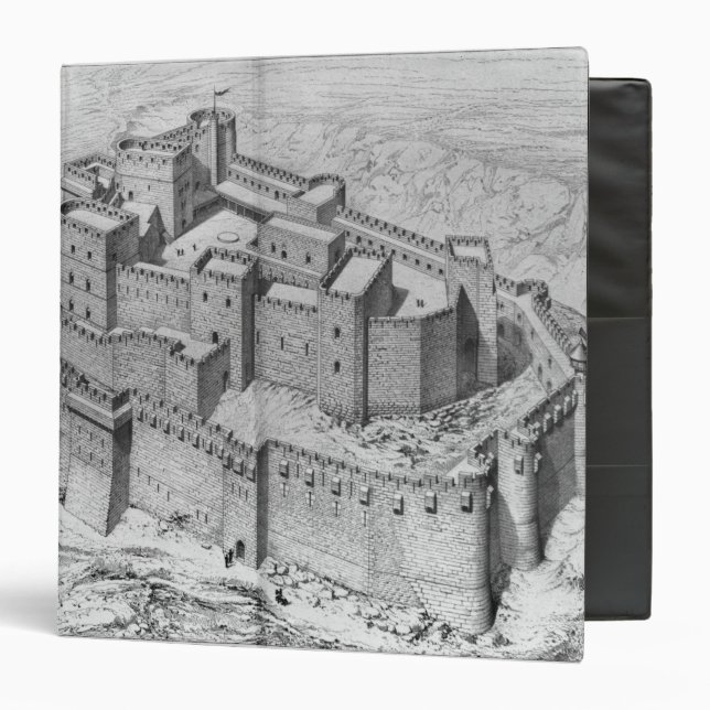 The Krak des Chevaliers, reconstruction 3 Ring Binder (Front/Inside)