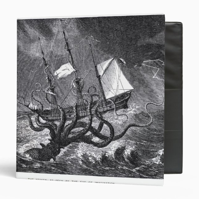 The Kraken 3 Ring Binder (Front/Inside)