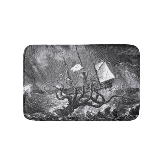 The Kraken Bathroom Mat (Front)