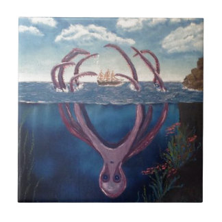 The Kraken Ceramic Tile