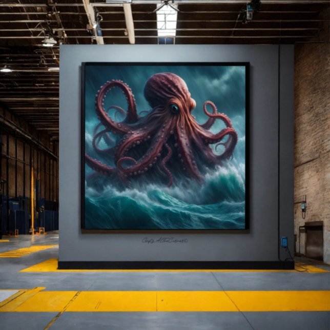 The Kraken Octopus Sea Monster Acrylic Print (Creator Uploaded)