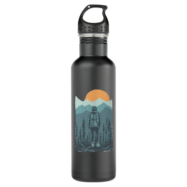 The Kraken Stainless Steel Water Bottle (Front)