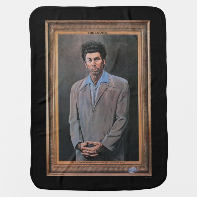 The Kramer Portrait Baby Blanket (Front)