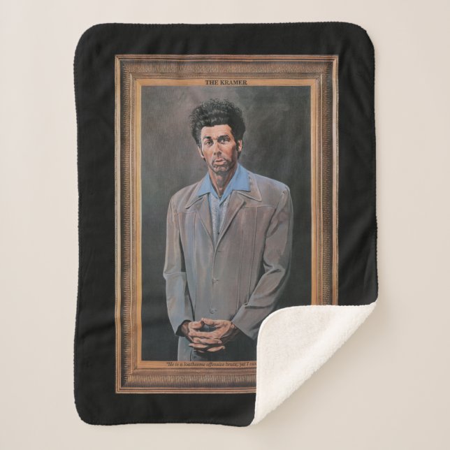 The Kramer Portrait Sherpa Blanket (Front)
