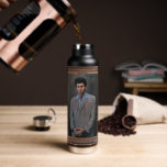 The Kramer Portrait Water Bottle<br><div class="desc">This iconic image, famously known as "The Kramer, " captures the essence of everyone’s favorite "hipster doofus" from the legendary sitcom Seinfeld. Featuring Cosmo Kramer in his signature vintage style, this portrait is more than just a piece of TV history—it's a statement of eccentric elegance and "Kramerica" pride. Whether you're...</div>