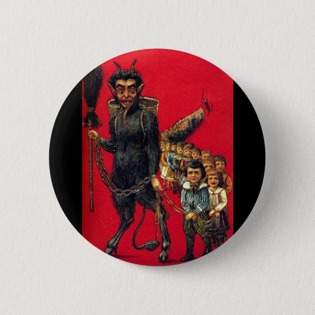 The Krampus Button (Front)