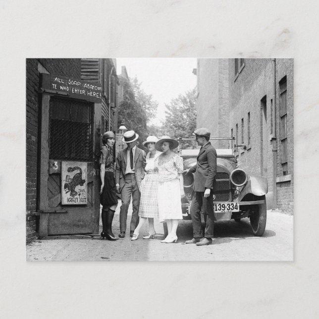 The Krazy Kat Speakeasy, 1921 Postcard (Front)