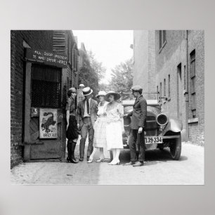 The Krazy Kat Speakeasy, 1921. Vintage Photo Poster