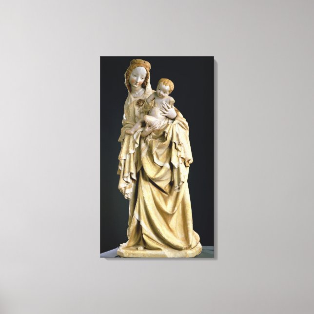 The Krumauer Madonna, c.1400 Canvas Print (Front)