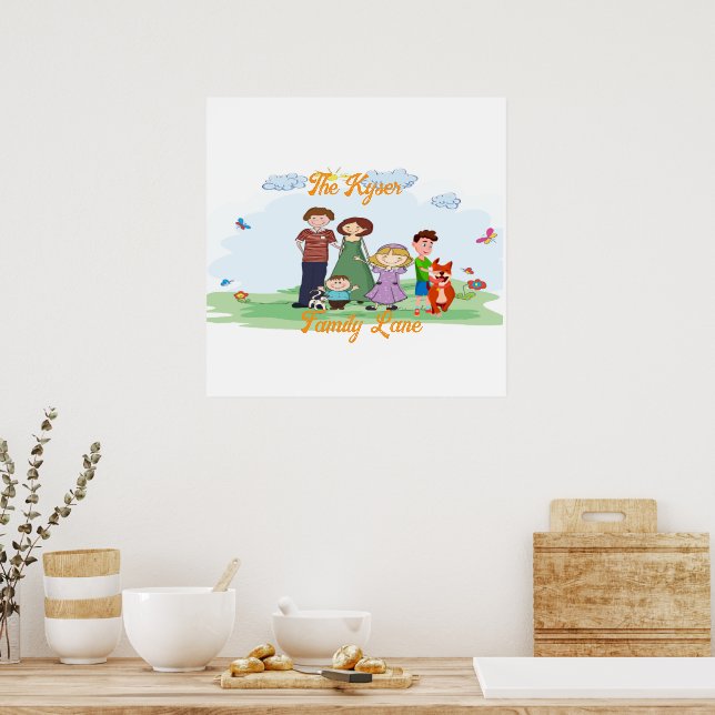 The Kyser Family Poster (Kitchen)