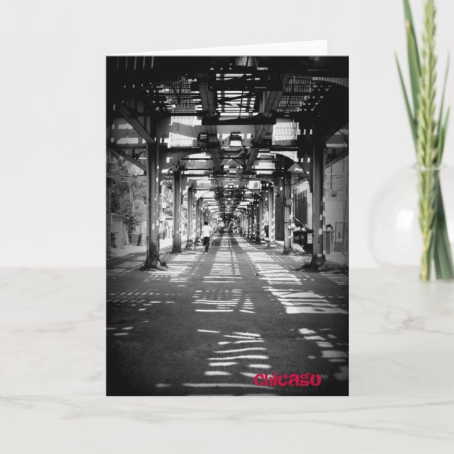 The L, Chicago Card (Front)