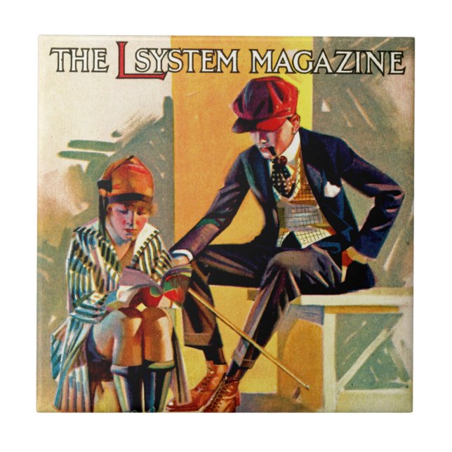 The L Sytem Magazine Ceramic Tile (Front)