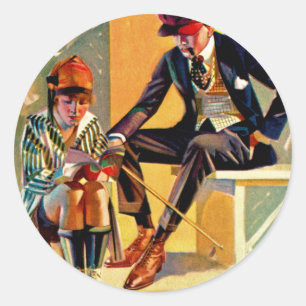 The L Sytem Magazine Classic Round Sticker