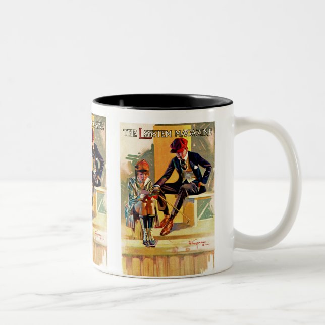 The L Sytem Magazine Two-Tone Coffee Mug (Right)