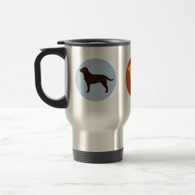 The Lab Collection | Labrador Retrievers Travel Mug (Left)