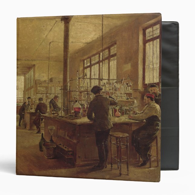 The Laboratory, 1887 Binder (Front/Inside)