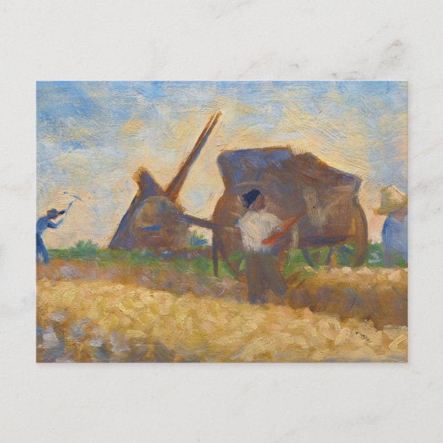 The Laborers by Georges Seurat Postcard (Front)