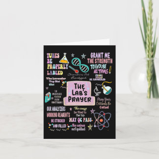 The Labs Prayer Medical Laboratory Scientist Lab Card