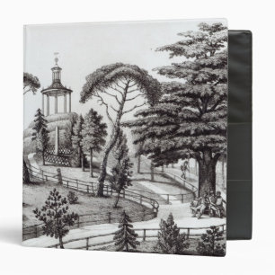The Labyrinth from the Jardin des Plantes 3 Ring Binder