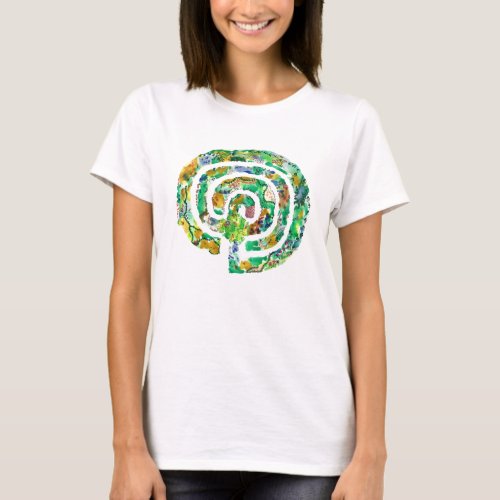 The Labyrinth Garden _ Original Labyrinth Design T_Shirt