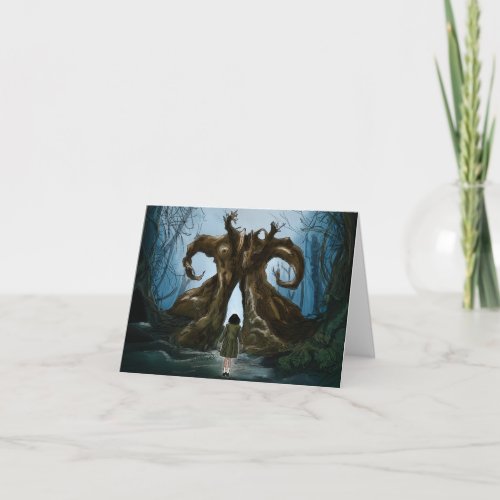 The labyrinth of fauno forest card