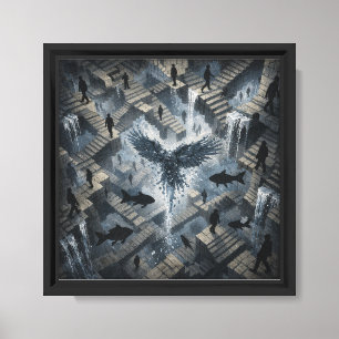 The Labyrinth of Lost Paths Canvas Print