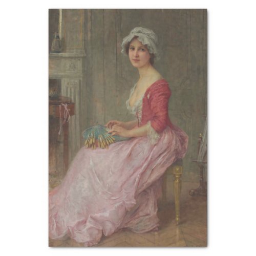 The Lace Maker by Charles_Amable Lenoir  Tissue Paper