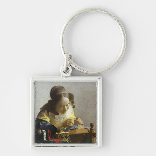 The Lacemaker, 1669-70 Keychain (Front)