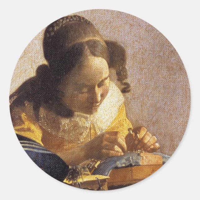 The Lacemaker Classic Round Sticker (Front)