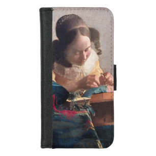 The Lacemaker, Johannes Vermeer, 1669-1670 iPhone 8/7 Wallet Case