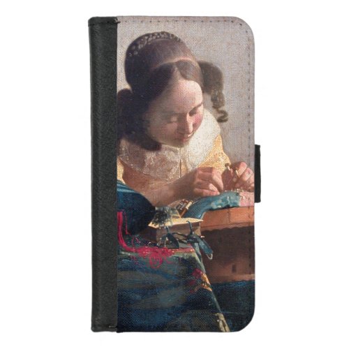 The Lacemaker Johannes Vermeer 1669_1670 iPhone 87 Wallet Case