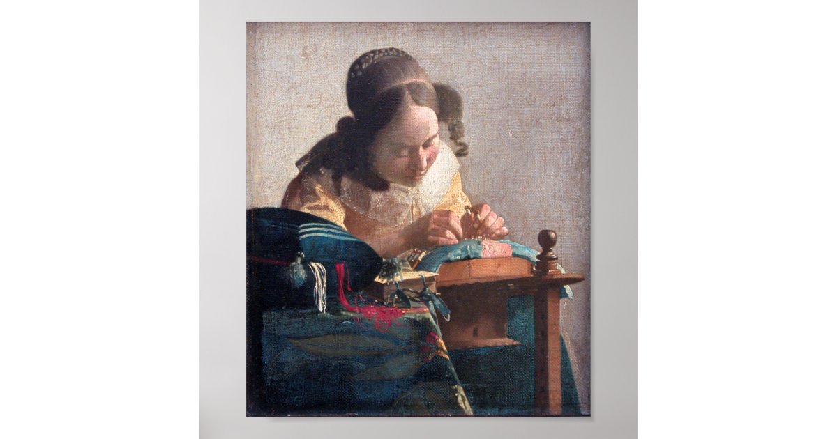The Lacemaker Johannes Vermeer 1669 1670 Poster R44da452253c0444e8d369cdc0388d561 Zlmoy 8byvr 630 ?view Padding=[285%2C0%2C285%2C0]