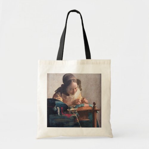 The Lacemaker Johannes Vermeer 1669_1670 Tote Bag