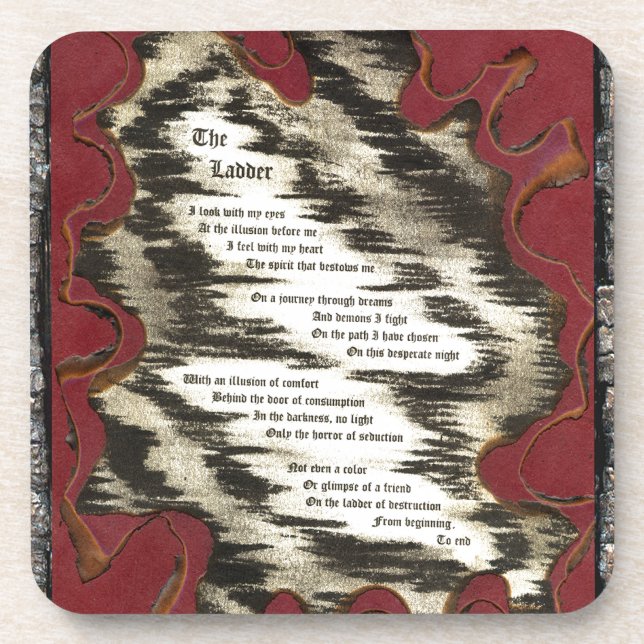 The Ladder Beverage Coaster (Front)