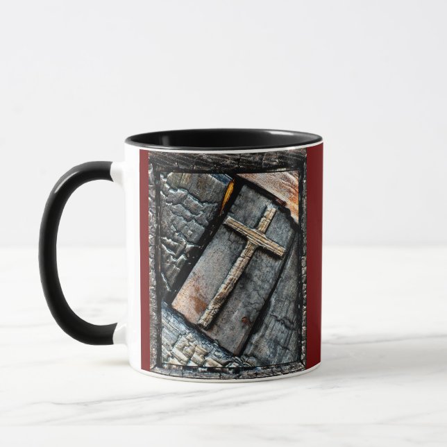 The Ladder & Cross of Protection Mug (Left)