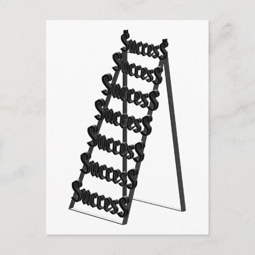 The Ladder of Success Postcard