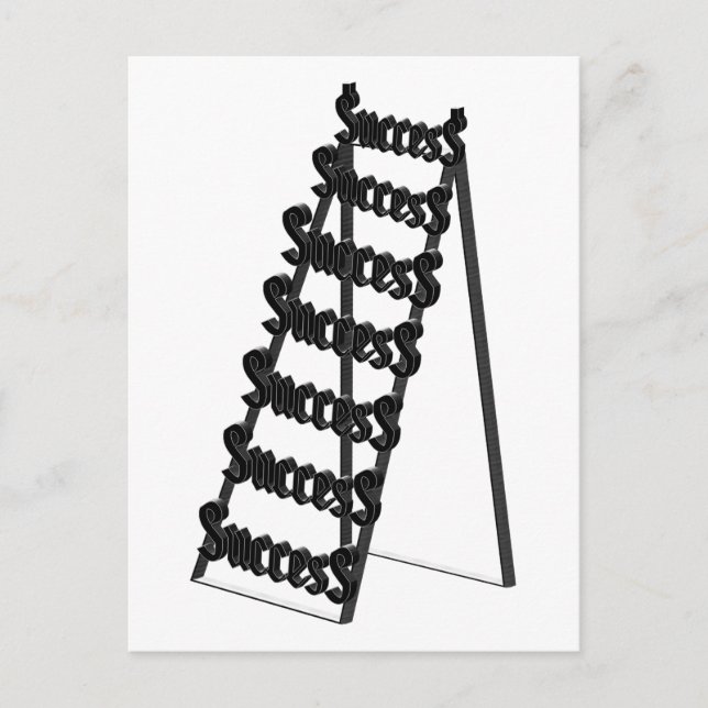 The Ladder of Success Postcard (Front)