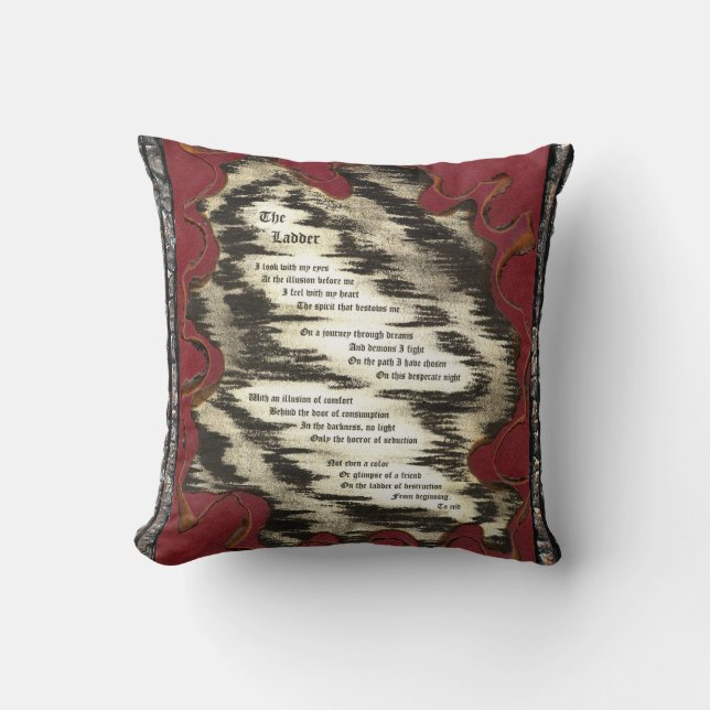 The Ladder Throw Pillow (Front)