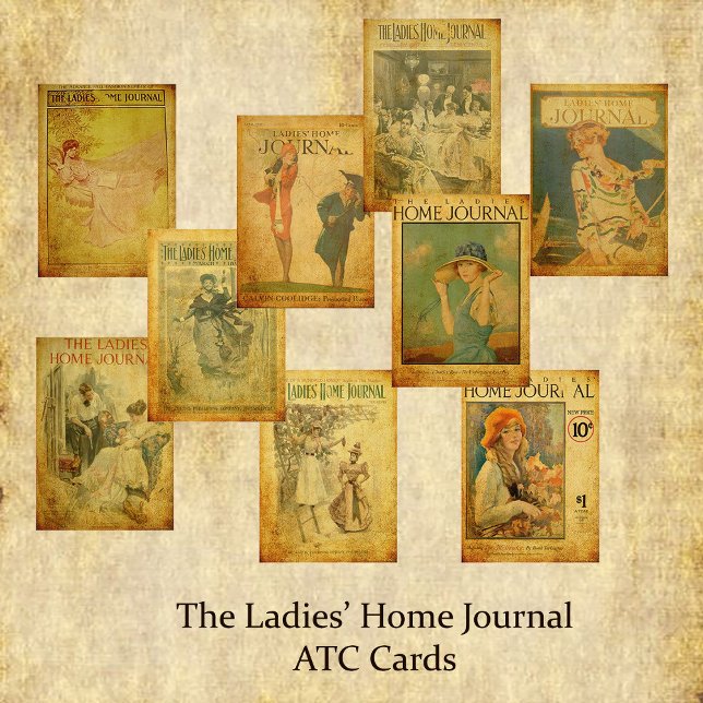 The Ladies' Home Journal Vintage ATC Cards (Creator Uploaded)