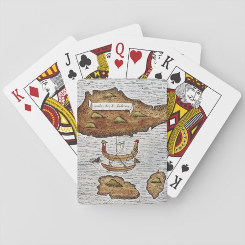 THE LADRONE ISLANDS POKER CARDS