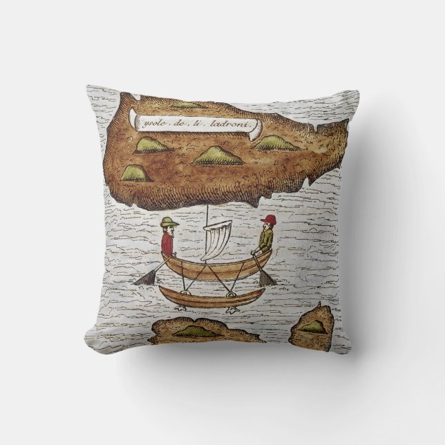 THE LADRONE ISLANDS THROW PILLOW (Front)