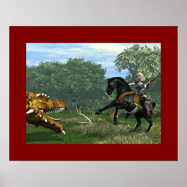 The Lady and Dragon Poster (Front)