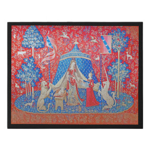 The Lady and the Unicorn / A Mon Seul Desir Faux Canvas Print