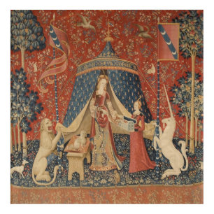 The Lady And The Unicorn Acrylic Print