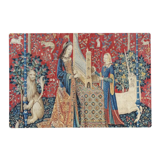 The Lady and the Unicorn, Hearing Placemat (Front)