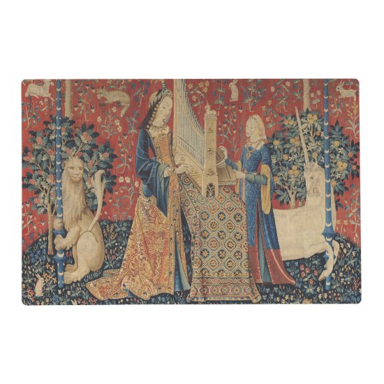 The Lady and the Unicorn: 'Hearing' Placemat