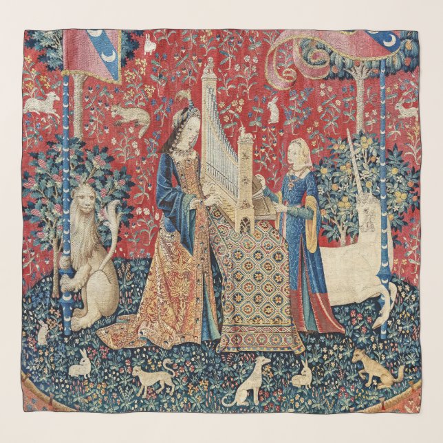 The Lady and the Unicorn, Hearing Scarf (Front)