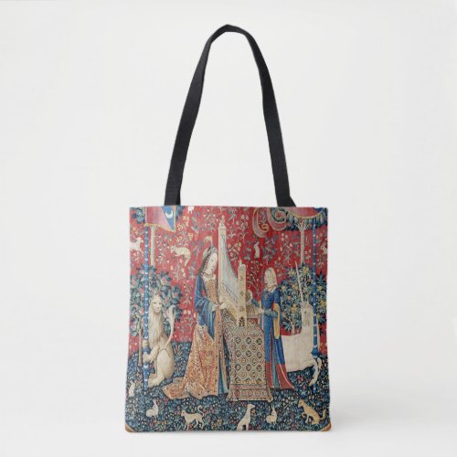 The Lady and the Unicorn Hearing Tote Bag