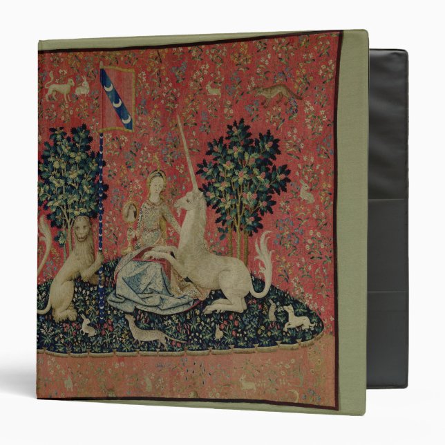 The Lady and the Unicorn: 'Sight' Binder (Front/Inside)